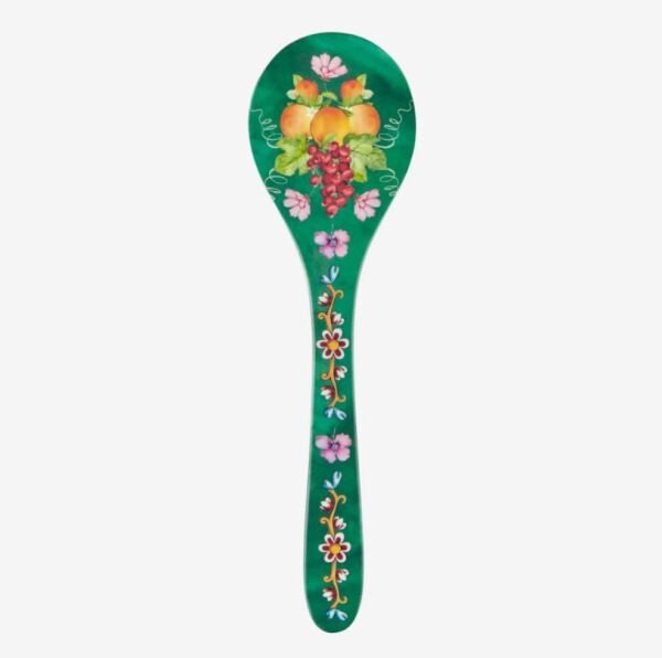 Yeşil Melamin Kaşıklık 24 Cm Carpe Diem