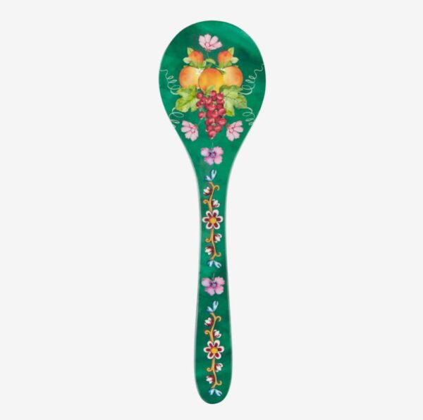 Yeşil Melamin Kaşıklık 24 Cm Carpe Diem