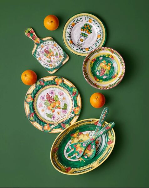 Yeşil Melamin Kaşıklık 24 Cm Carpe Diem