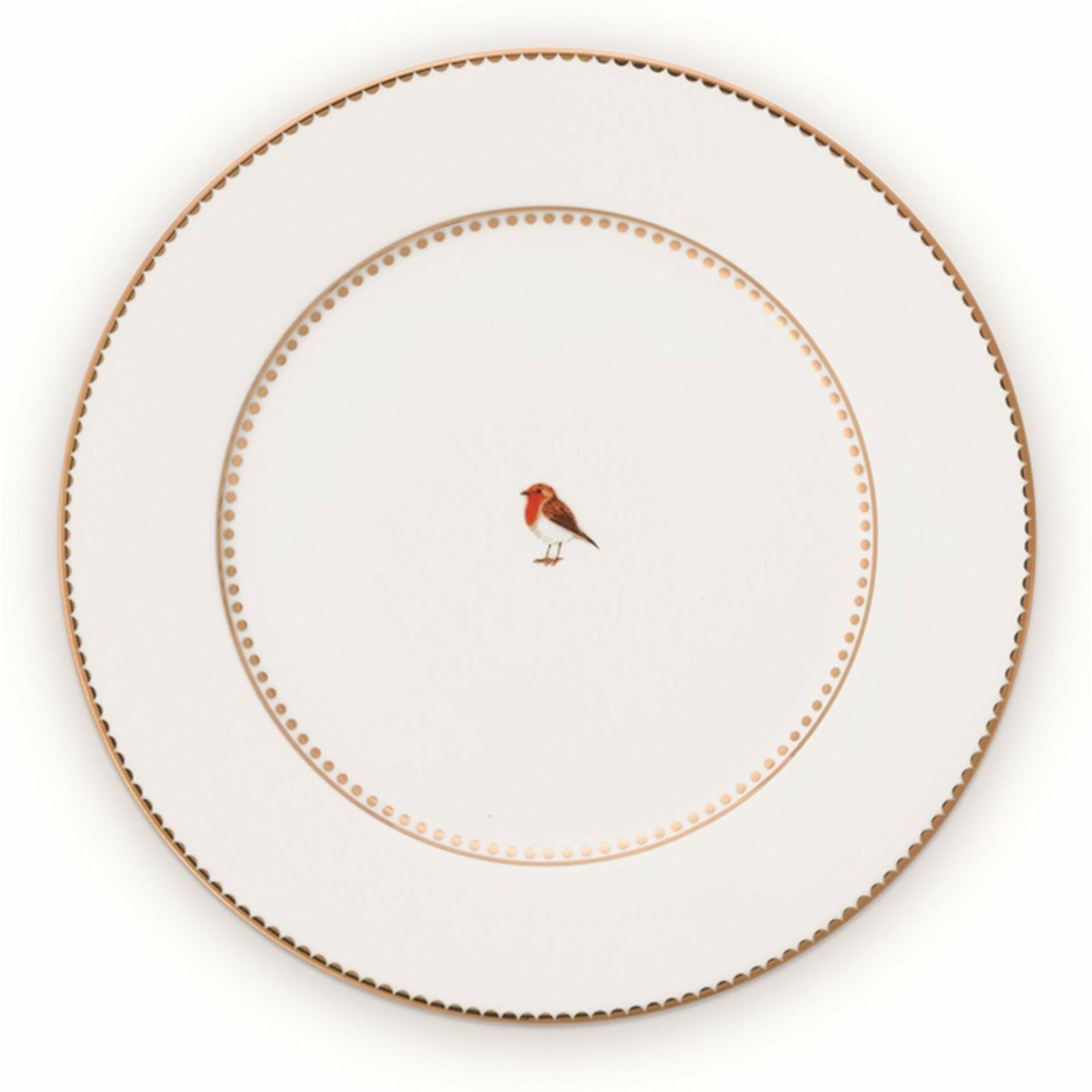 Love Bird Beyaz Tabak 21 cm