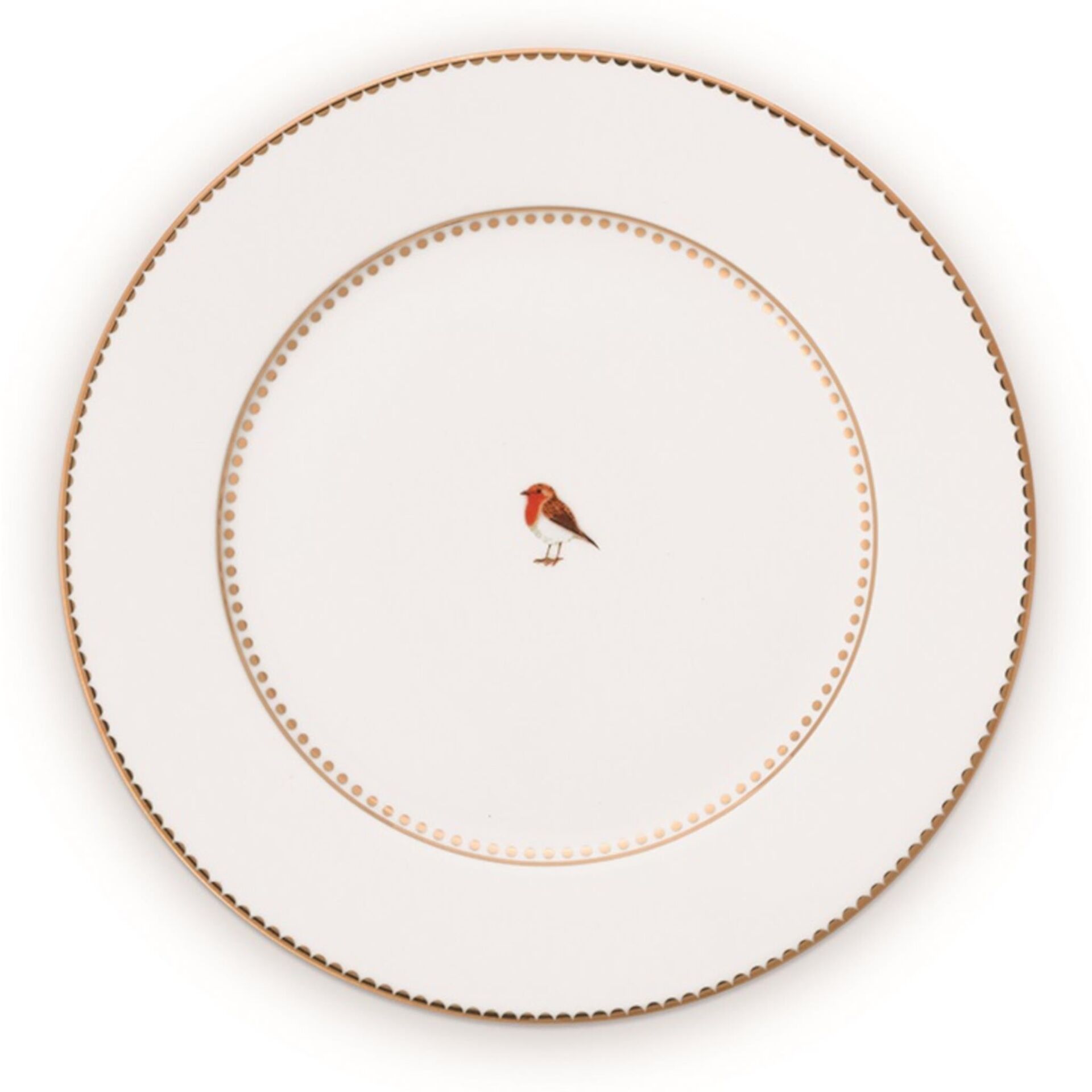 Love Bird Beyaz Tabak 21 cm