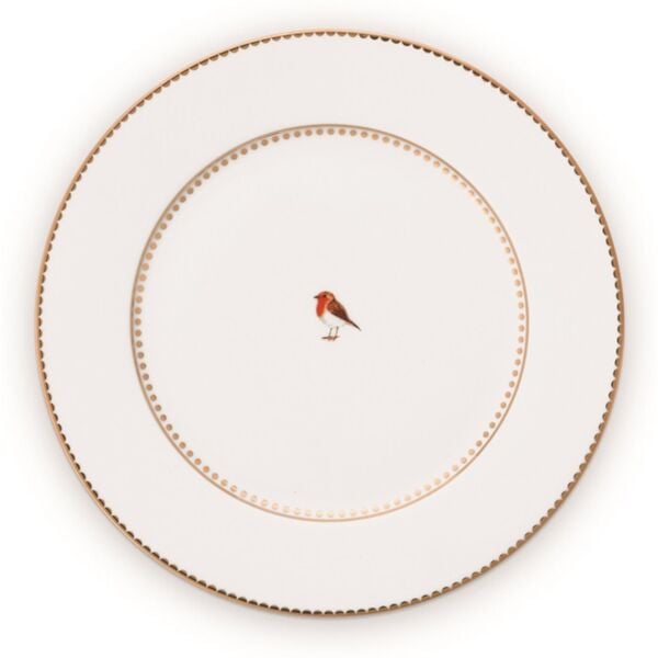 Love Bird Beyaz Tabak 21 cm