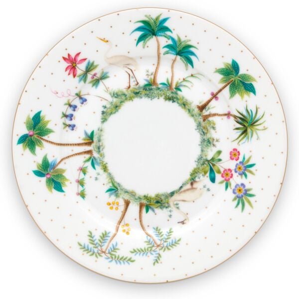 Jolie Beyaz Tabak 17 cm