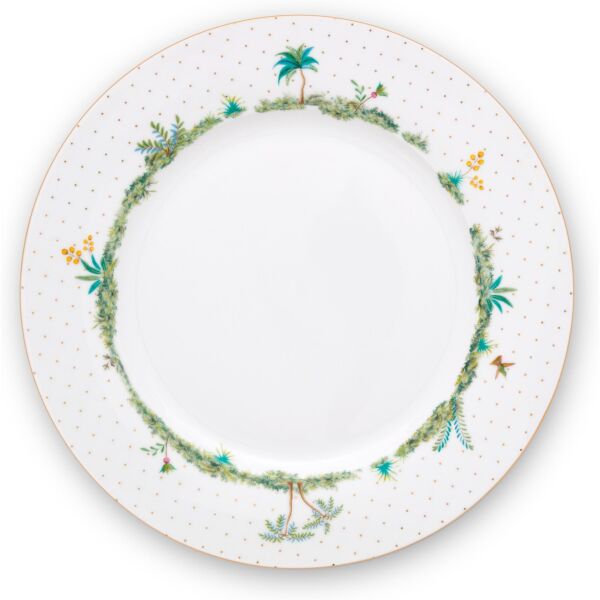 Jolie Beyaz Yemek Tabağı 26.5 cm