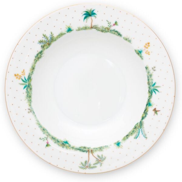 Jolie Beyaz Çorba Tabağı 21.5 cm