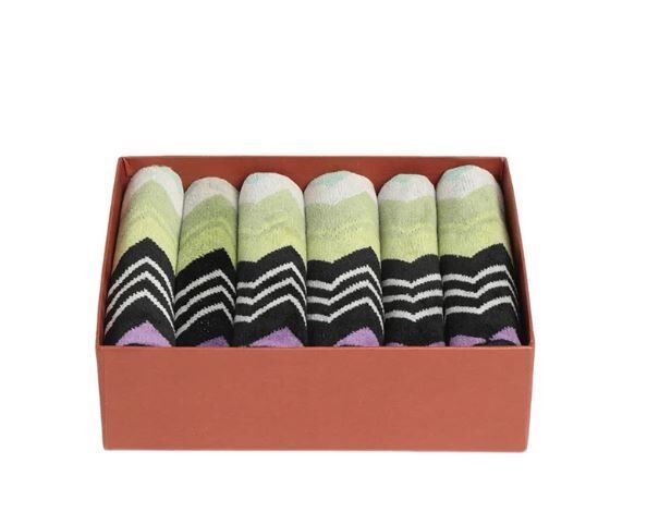 Giacomo Turuncu Kutulu El Havlusu Seti 6'lı 30x30 cm