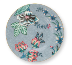 Flower Festival Mavi Petit Four Tabağı 12 cm