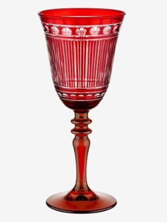 Kırmızı Cam Kadeh