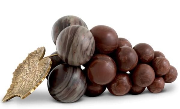 Object Vintage Grapes red marble