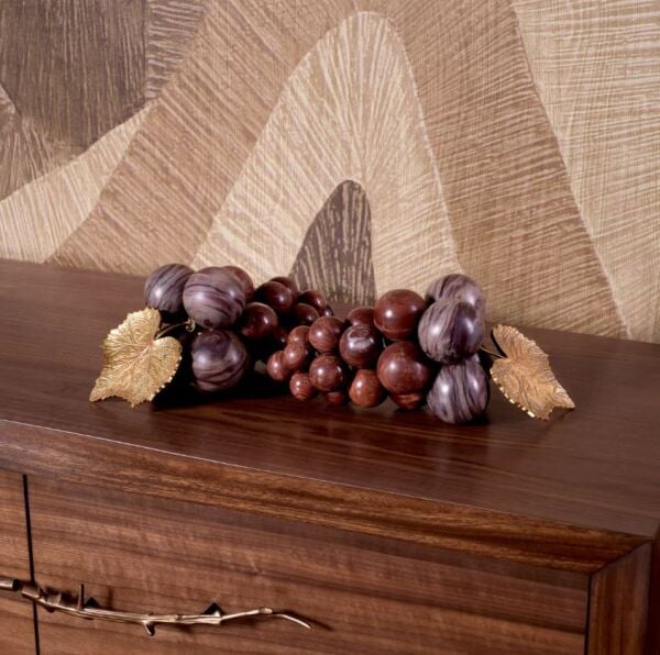 Object Vintage Grapes red marble