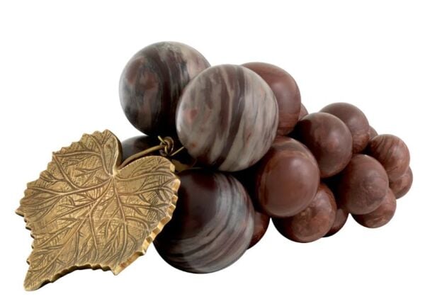 Object Vintage Grapes red marble