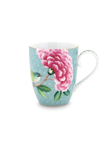 Pip Studio Blushing Birds Mavi Büyük Mug