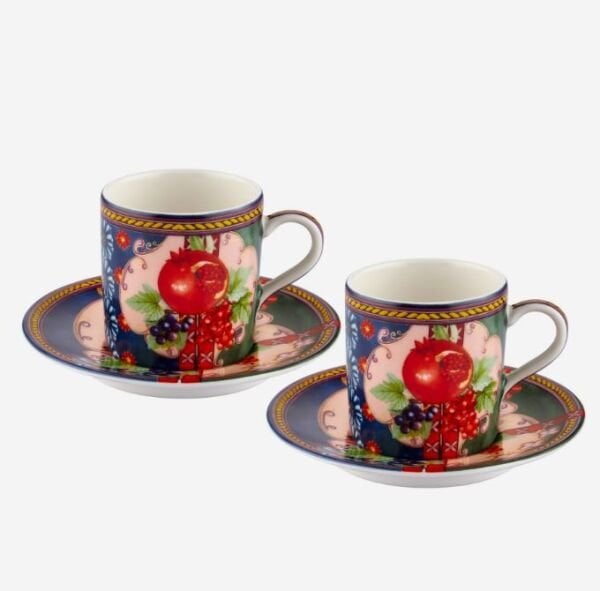 LA VITA E'BELLA 2'Lİ TÜRK KAHVESİ FİNCANI SETİ