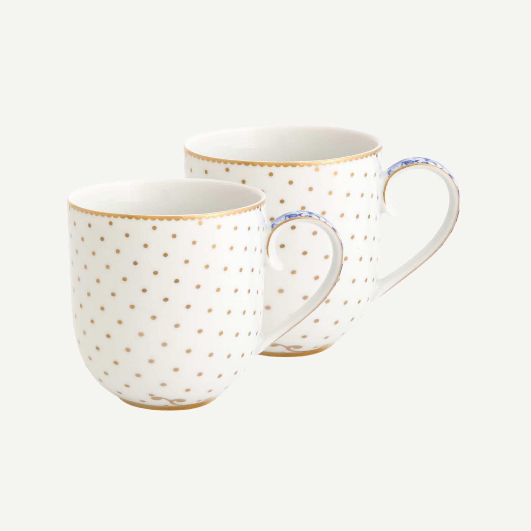 Royal Beyaz   İkili Küçük Mug Seti