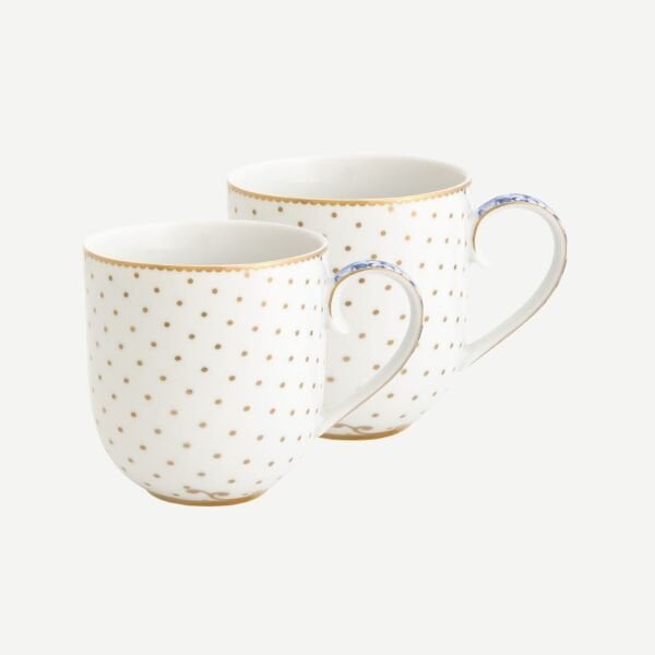 Royal Beyaz   İkili Küçük Mug Seti