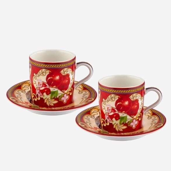 LA DOLCE VİTA 2'Lİ TÜRK KAHVESİ FİNCANI SETİ