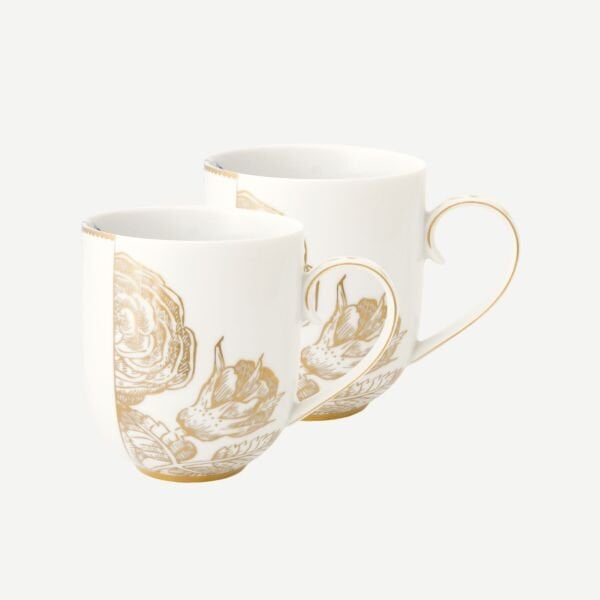 Royal Beyaz İkili Kupa Seti