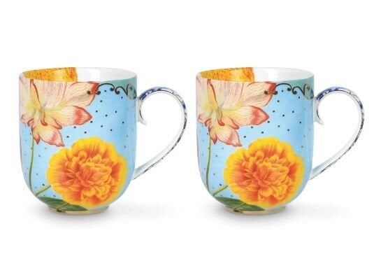 Royal İkili Mug Seti, Çok Renli