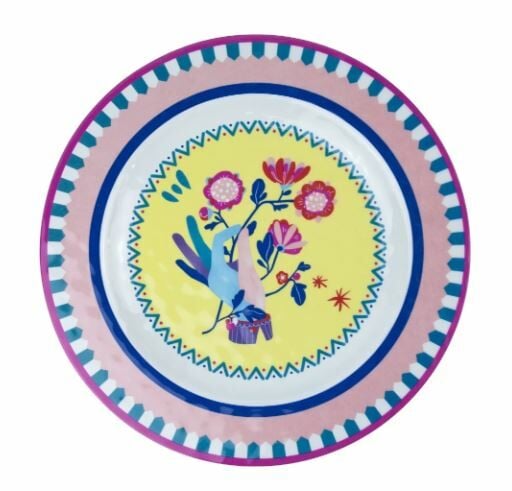 Mamma Mia 6'lı El Desenli Yemek Tabağı Seti 28 cm