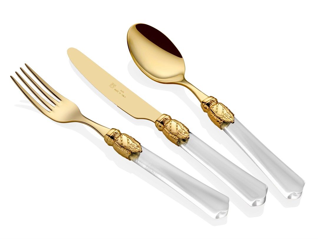 VITTORIA ORO ŞEFFAF 75 PARÇA ÇATAL BIÇAK SETİ