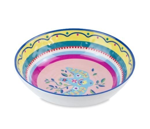Mamma Mia 6'lı Kuş Desenli Kase Seti 23 cm