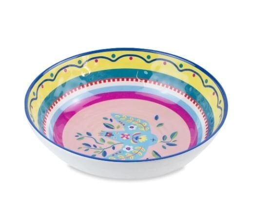 Mamma Mia 6'lı Kuş Desenli Kase Seti 23 cm