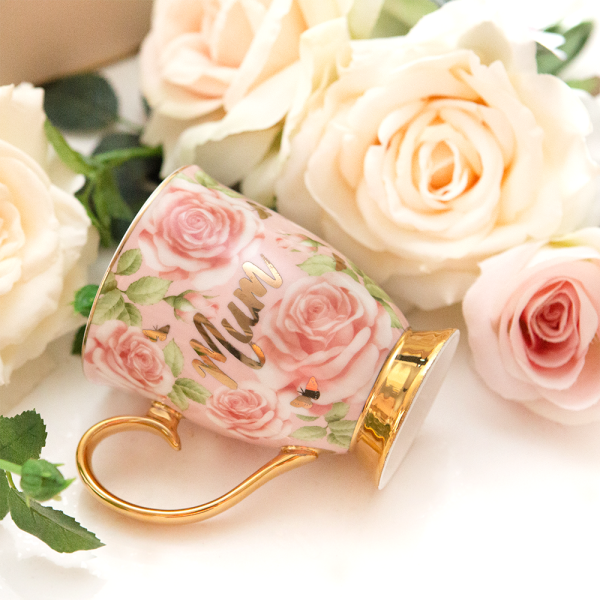 Mug Butterfly Roses Mum