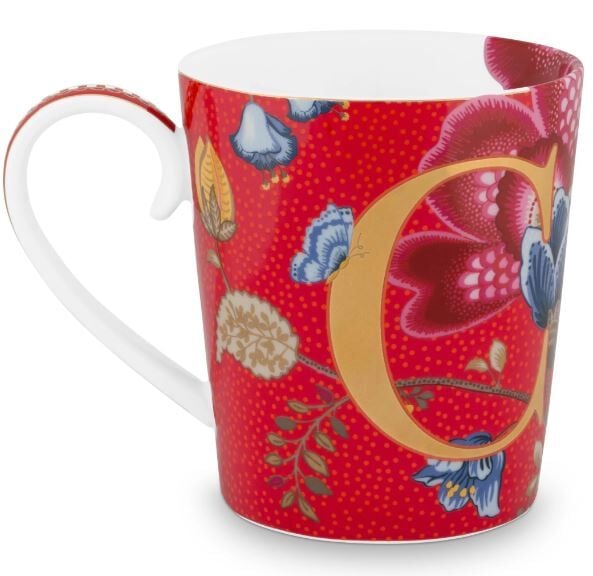Pip Studio Harfli Mug Kırmızı C 350 ml