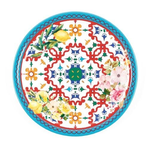 Flower Lemon Yemek Tabağı 27,5 cm x 2,4 cm