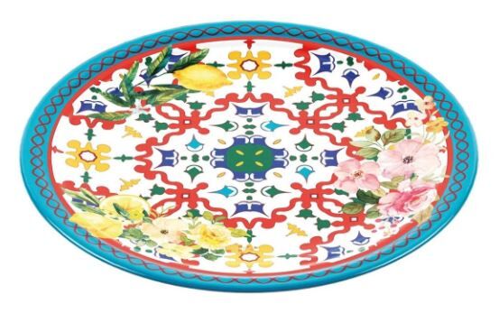 Flower Lemon Yemek Tabağı 27,5 cm x 2,4 cm