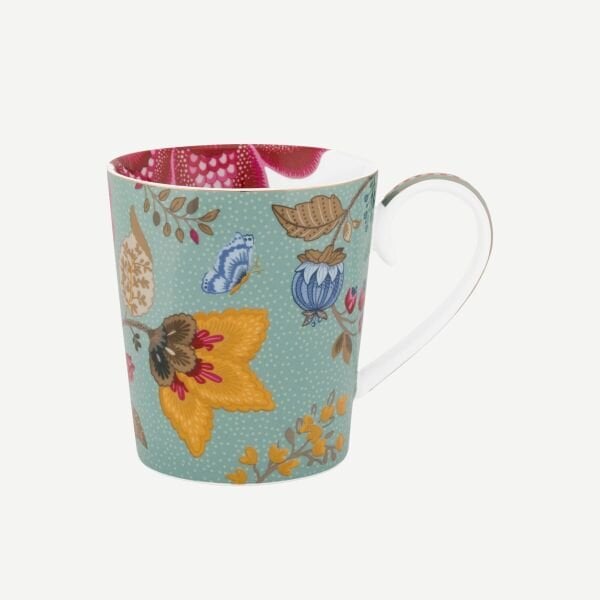 Pip Stüdyo Harfli Mug Mavi E 350 ml