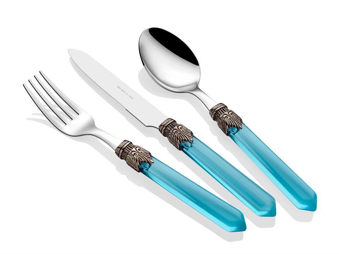 VENEZIA MAVİ 24 PARÇAÇATAL BIÇAK TAKIMI