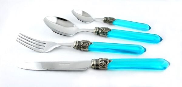 VENEZIA MAVİ 24 PARÇAÇATAL BIÇAK TAKIMI