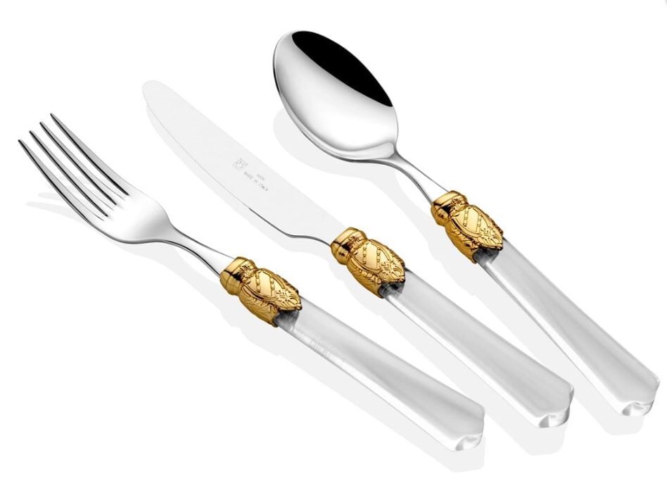 Vittoria Ring Şeffaf 75 Parça Çatal Bıçak Seti