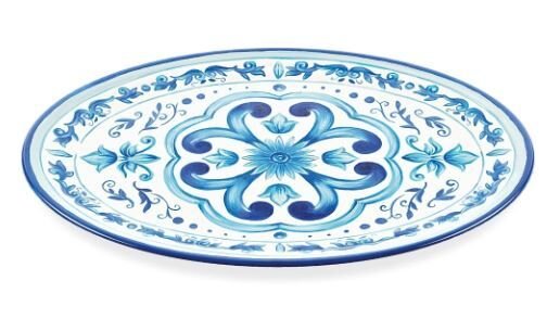 Blues Kayık Tabak 50 cm x 36 cm x 3 cm