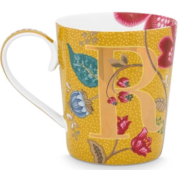 Pip Studio Harfli Mug Sarı R 350 ml