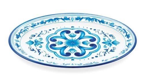 Blues Kayık Tabak 35,5 cm x 25,5 cm x 3 cm