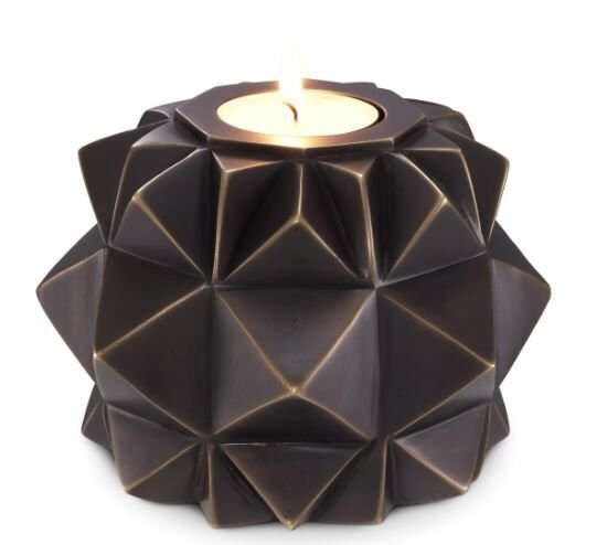 TEALIGHT HOLDER QUARTZ