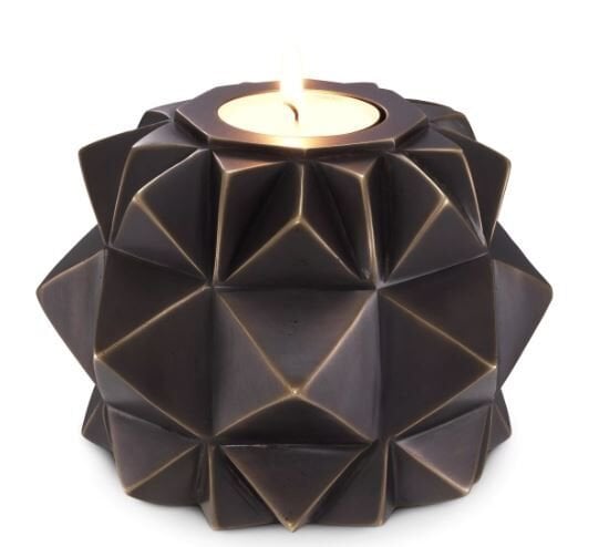 TEALIGHT HOLDER QUARTZ