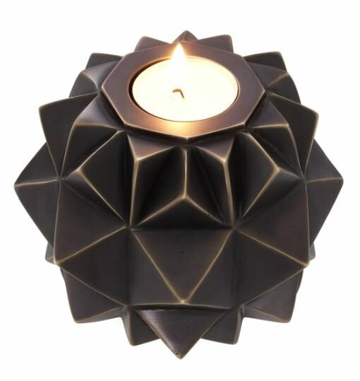 TEALIGHT HOLDER QUARTZ