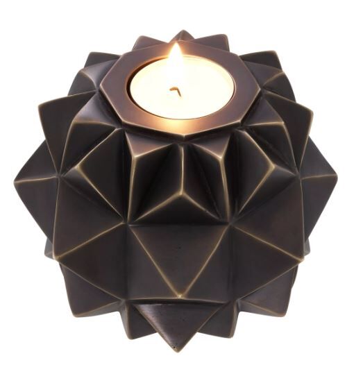 TEALIGHT HOLDER QUARTZ