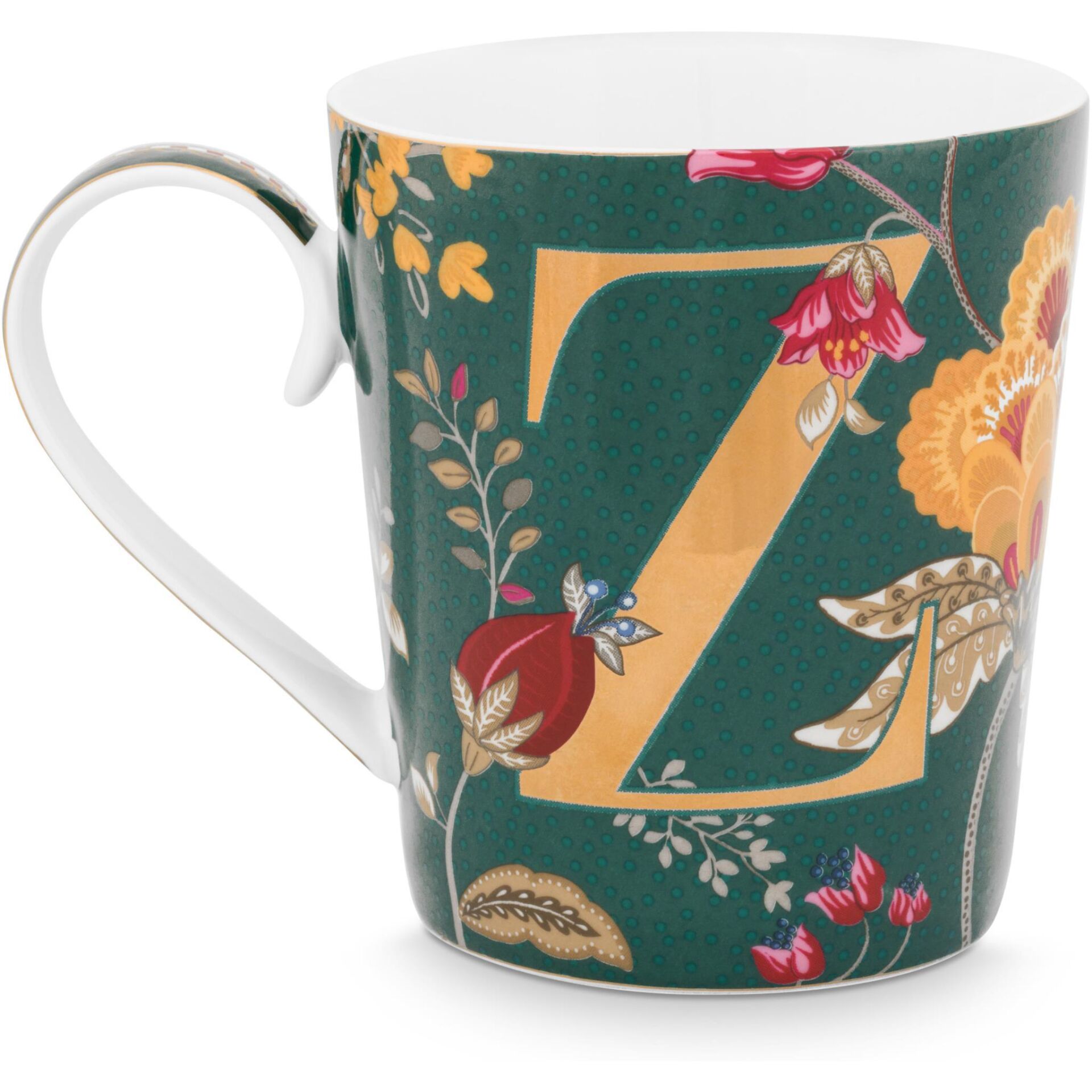 Pip Studio Harfli Mug Yeşil Z 350 ml