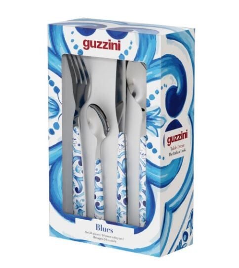 Blues 24 Parça Çatal Kaşık Bıçak Takımı Mavi