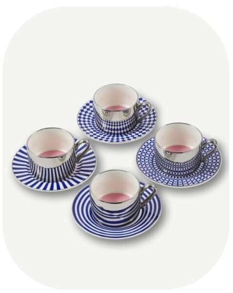 Aunty Tea Cups Set 4