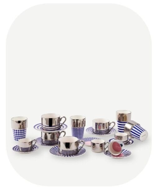 Aunty Tea Cups Set 4