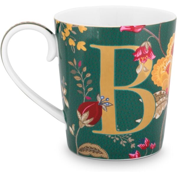 Pip Studio Harfli Mug Yeşil B 350 ml