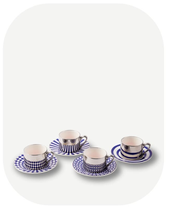 Espresso Cups Aunty Set 4