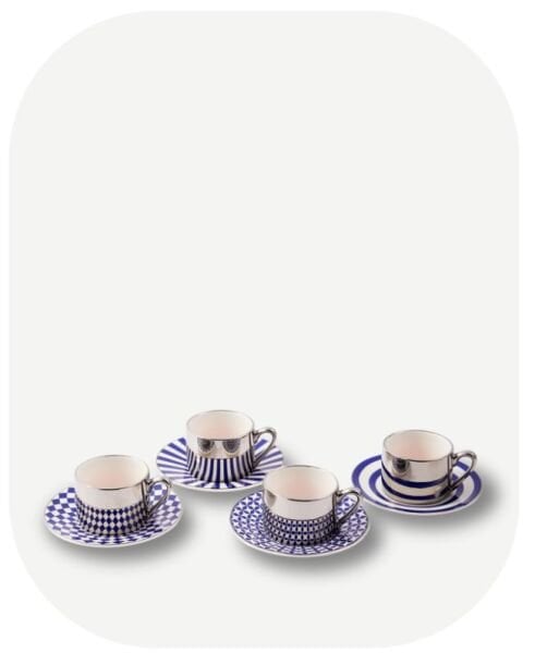 Espresso Cups Aunty Set 4