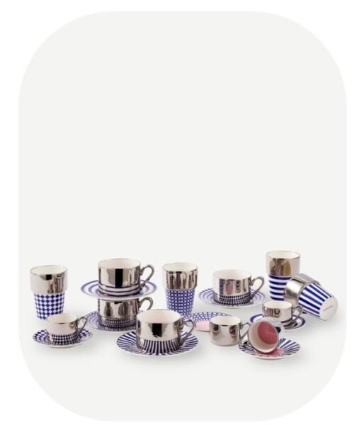 Espresso Cups Aunty Set 4