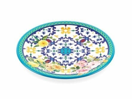 Flower Lemon Tatlı Tabağı 21,5 cm